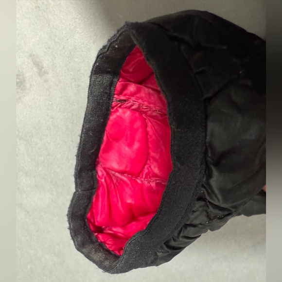 The North Face Women’s Quilted Insulated Jacket Black Pink Logo Size S - Picture 7 of 8